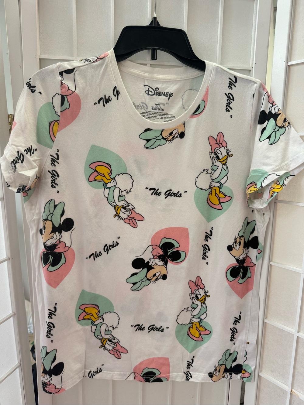 Disney Short-Sleeve Tee with Minnie & Daisy Pastel Prints